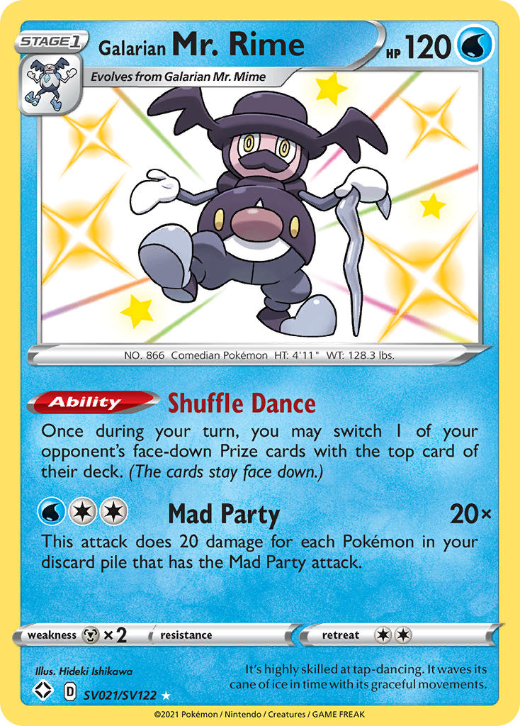 Galarian Mr. Rime (SV021/SV122) [Sword & Shield: Shining Fates] | Card Merchant Takapuna