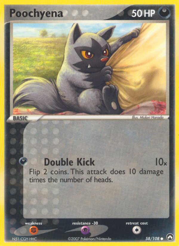 Poochyena (58/108) [EX: Power Keepers] | Card Merchant Takapuna