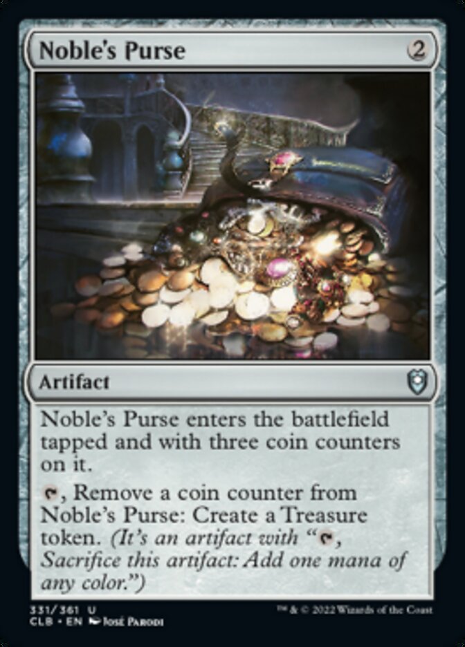 Noble's Purse [Commander Legends: Battle for Baldur's Gate] | Card Merchant Takapuna