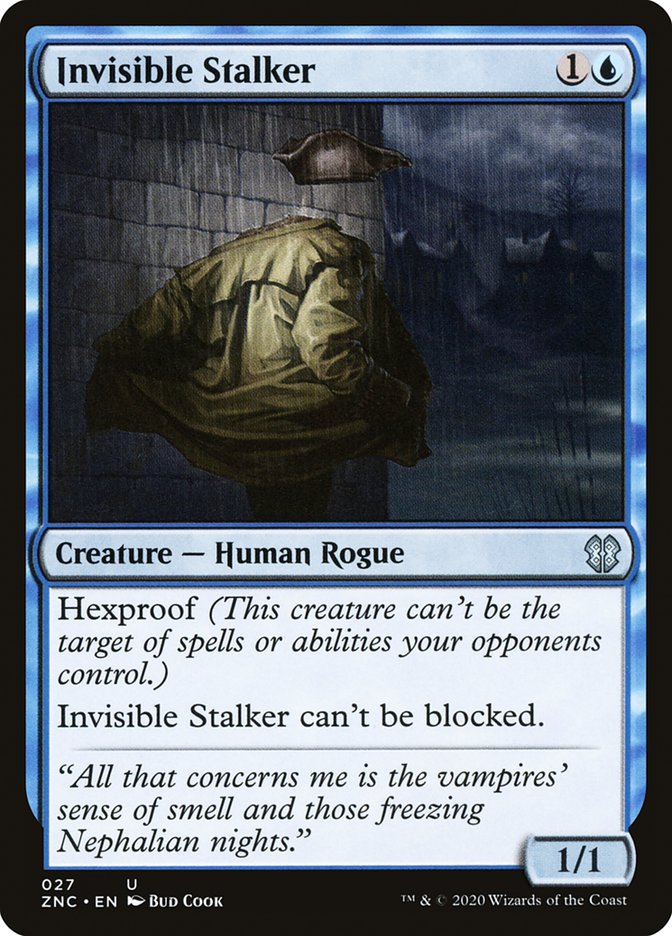 Invisible Stalker [Zendikar Rising Commander] | Card Merchant Takapuna