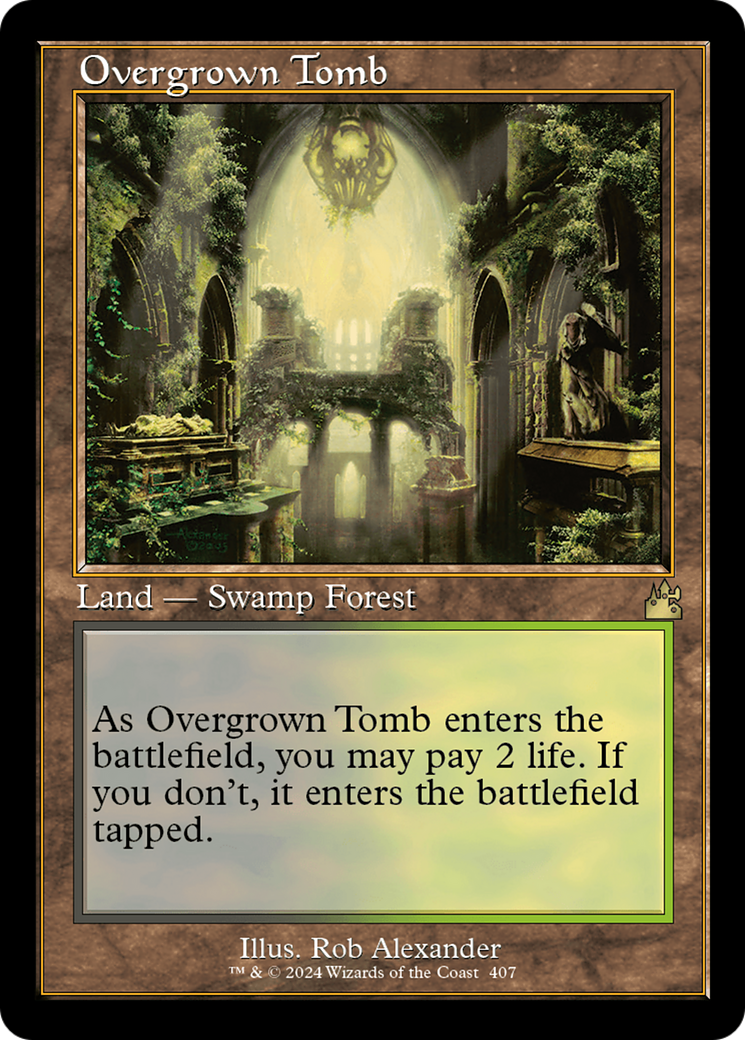 Overgrown Tomb (Retro) [Ravnica Remastered] | Card Merchant Takapuna