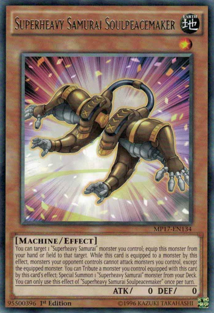 Superheavy Samurai Soulpeacemaker [MP17-EN134] Rare | Card Merchant Takapuna