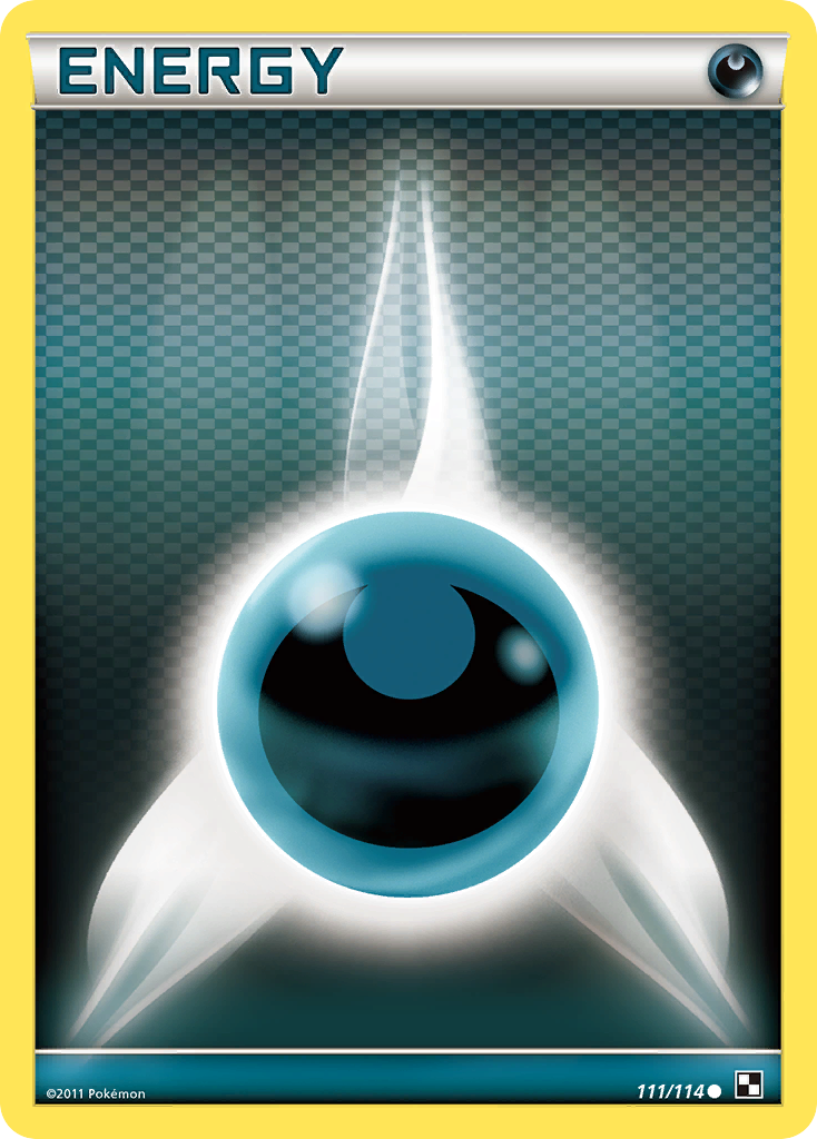 Darkness Energy (111/114) [Black & White: Base Set] | Card Merchant Takapuna