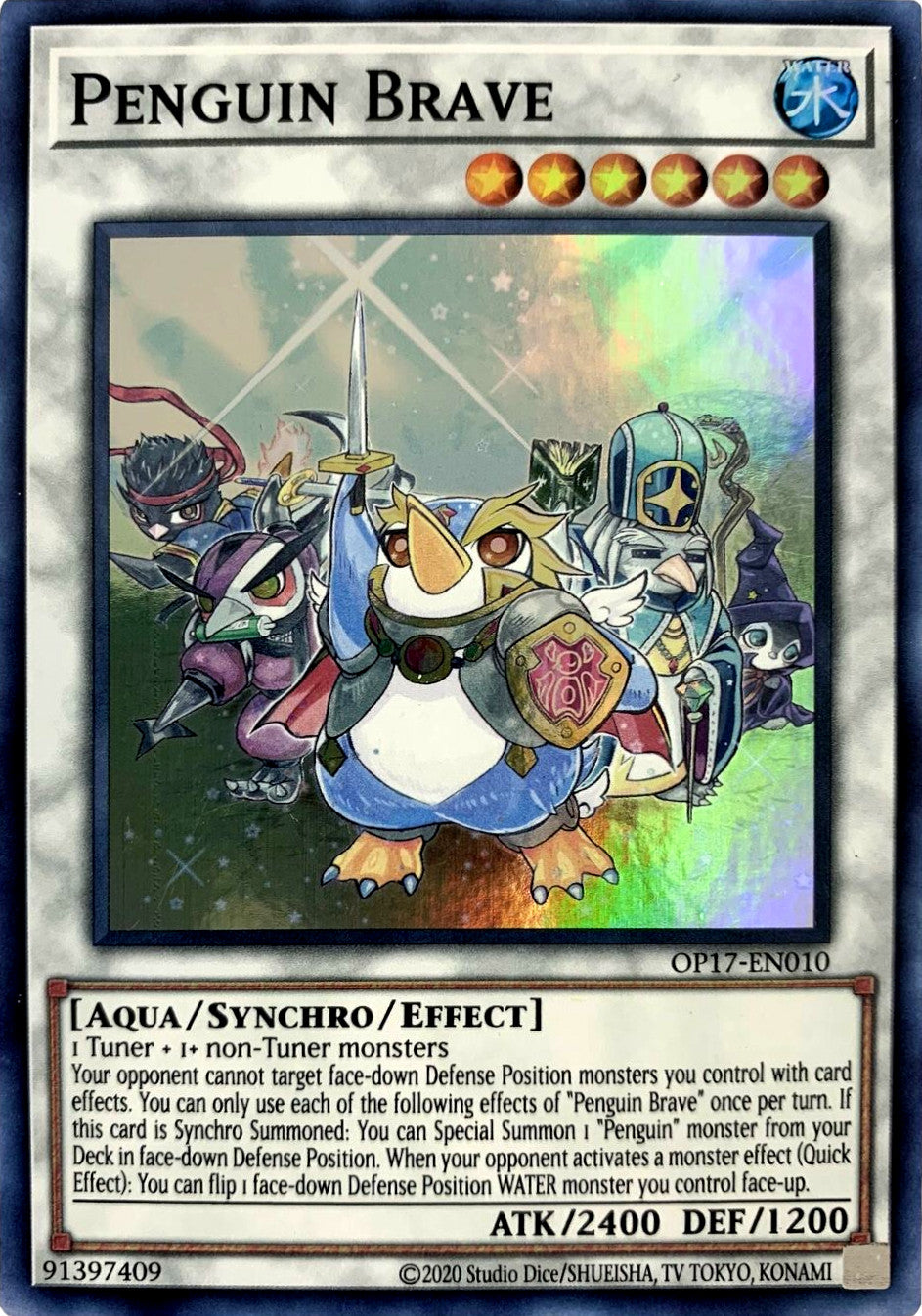 Penguin Brave [OP17-EN010] Super Rare | Card Merchant Takapuna