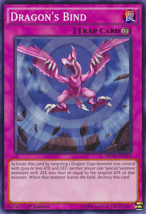 Dragon's Bind [MP16-EN223] Common | Card Merchant Takapuna