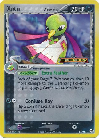 Xatu (25/101) (Delta Species) (Stamped) [EX: Dragon Frontiers] | Card Merchant Takapuna