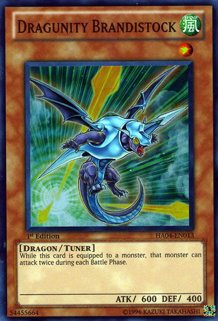 Dragunity Brandistock [HA04-EN013] Super Rare | Card Merchant Takapuna