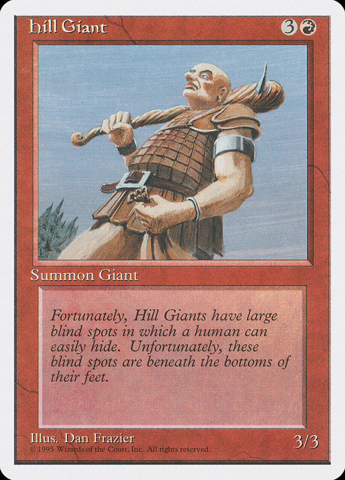 Hill Giant [Fourth Edition] | Card Merchant Takapuna