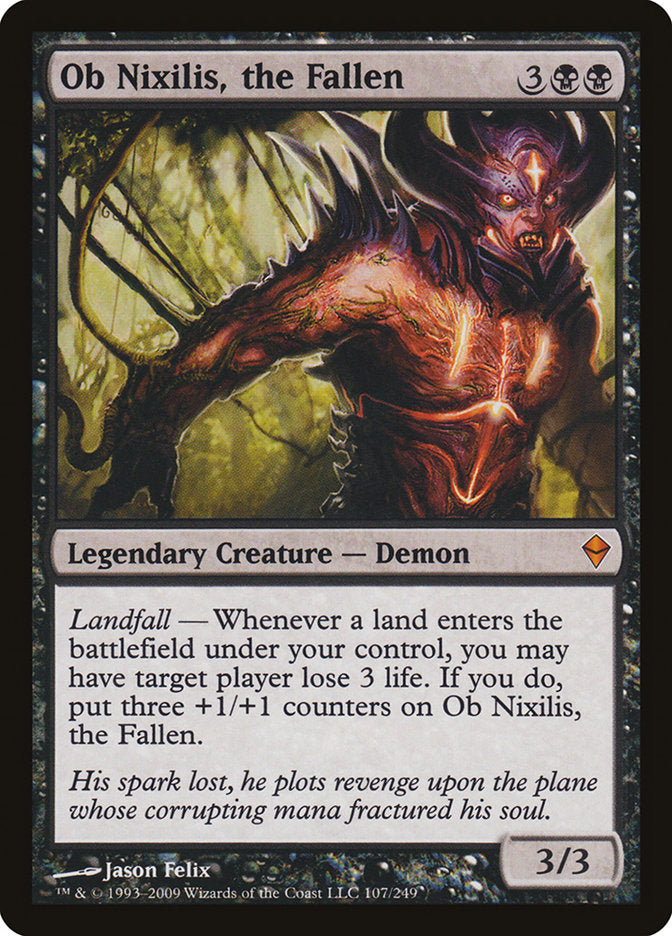 Ob Nixilis, the Fallen [Zendikar] | Card Merchant Takapuna