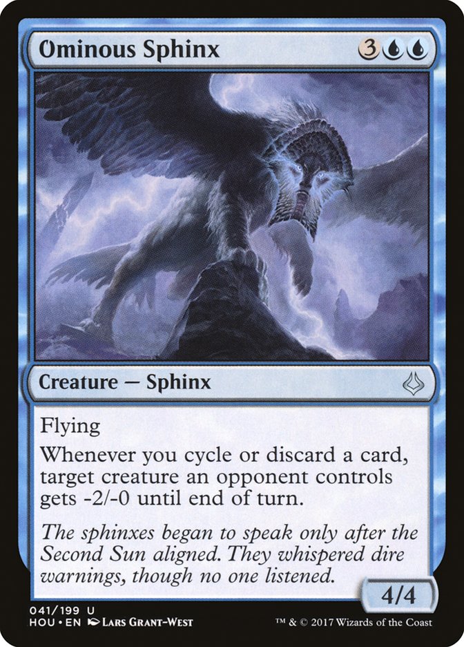 Ominous Sphinx [Hour of Devastation] | Card Merchant Takapuna