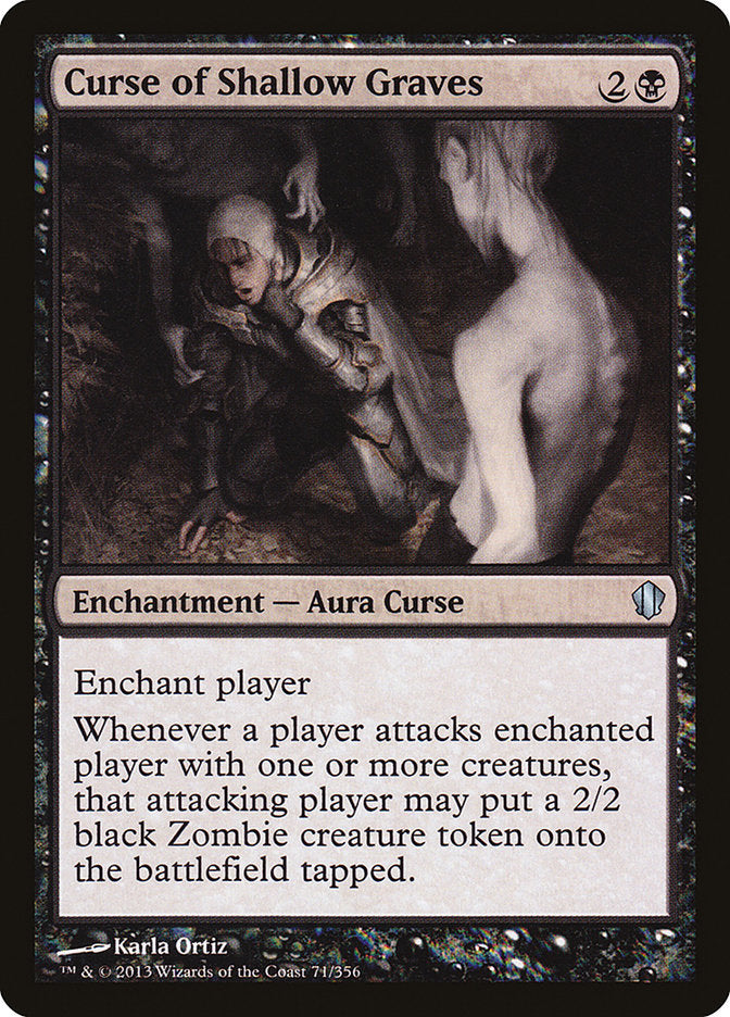 Curse of Shallow Graves [Commander 2013] | Card Merchant Takapuna