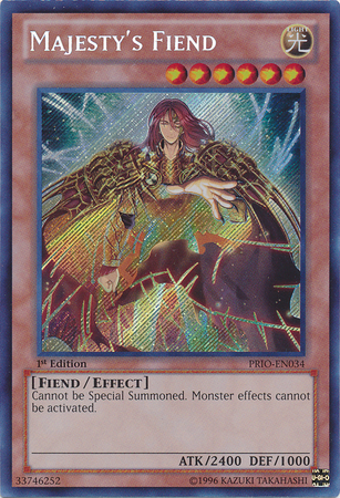 Majesty's Fiend [PRIO-EN034] Secret Rare | Card Merchant Takapuna