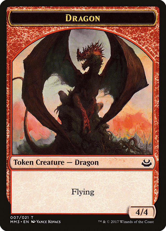 Dragon Token [Modern Masters 2017 Tokens] | Card Merchant Takapuna