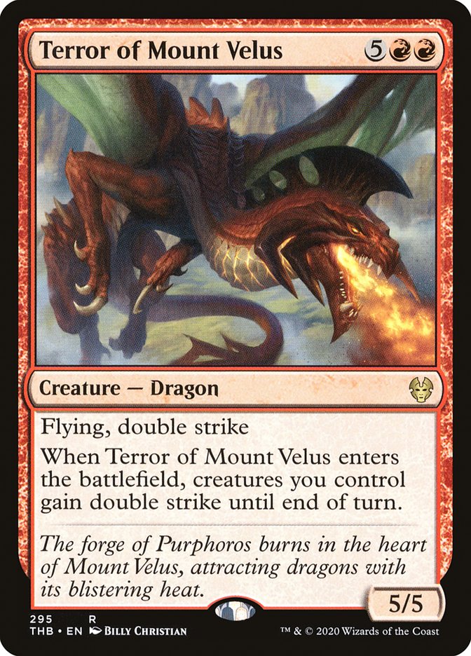 Terror of Mount Velus [Theros Beyond Death] | Card Merchant Takapuna