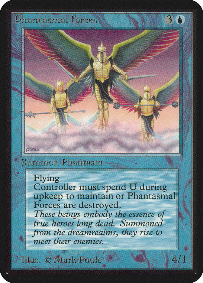 Phantasmal Forces [Alpha Edition] | Card Merchant Takapuna