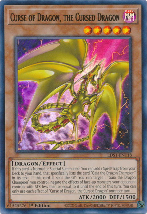 Curse of Dragon, the Cursed Dragon [LDS1-EN118] Ultra Rare | Card Merchant Takapuna