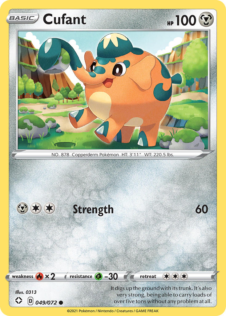 Cufant (049/072) [Sword & Shield: Shining Fates] | Card Merchant Takapuna