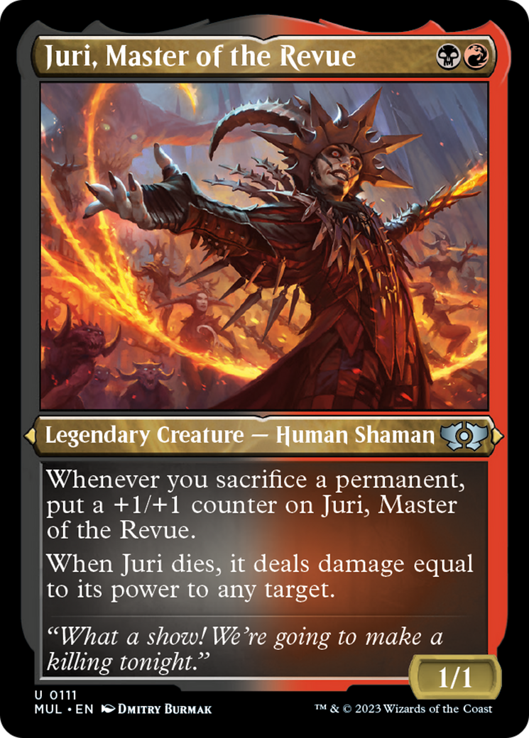 Juri, Master of the Revue (Foil Etched) [Multiverse Legends] | Card Merchant Takapuna