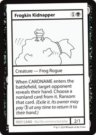 Frogkin Kidnapper (2021 Edition) [Mystery Booster Playtest Cards] | Card Merchant Takapuna