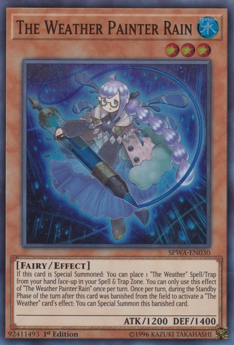 The Weather Painter Rain [SPWA-EN030] Super Rare | Card Merchant Takapuna