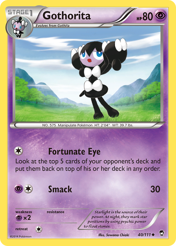 Gothorita (40/111) [XY: Furious Fists] | Card Merchant Takapuna