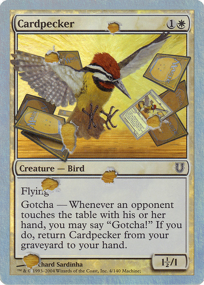 Cardpecker (Alternate Foil) [Unhinged] | Card Merchant Takapuna