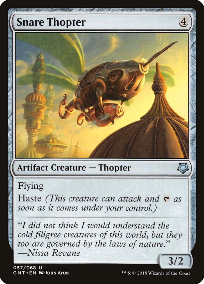 Snare Thopter [Game Night 2018] | Card Merchant Takapuna