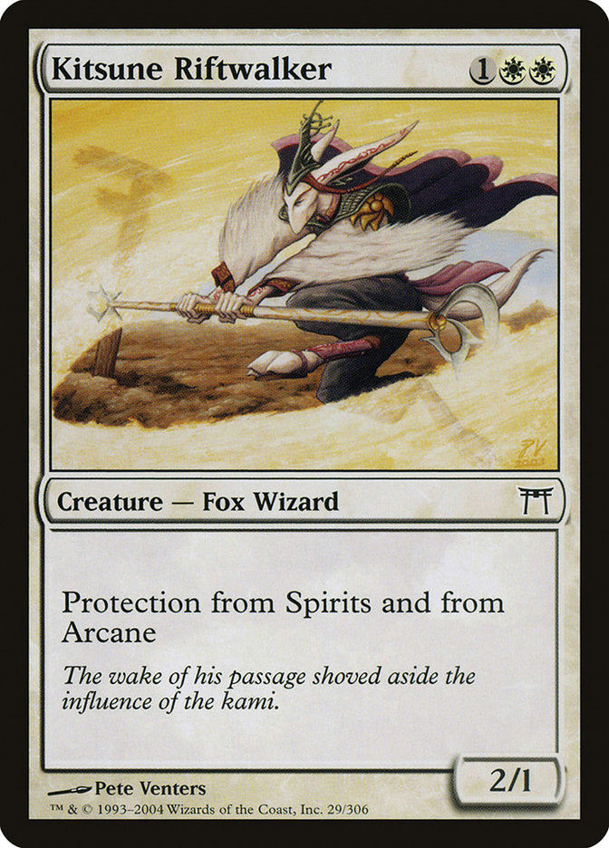 Kitsune Riftwalker [Champions of Kamigawa] | Card Merchant Takapuna