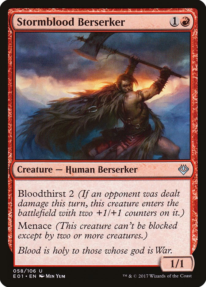 Stormblood Berserker [Archenemy: Nicol Bolas] | Card Merchant Takapuna