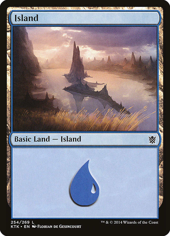 Island (254) [Khans of Tarkir] | Card Merchant Takapuna