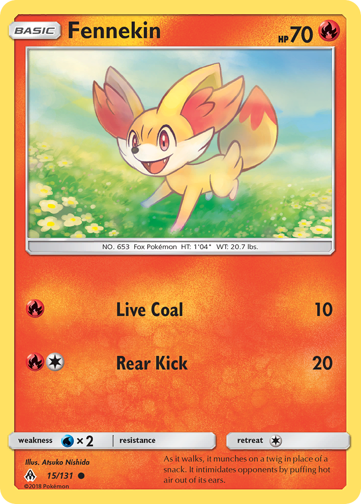 Fennekin (15/131) [Sun & Moon: Forbidden Light] | Card Merchant Takapuna