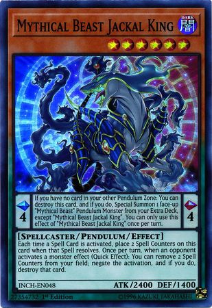 Mythical Beast Jackal King [INCH-EN048] Super Rare | Card Merchant Takapuna