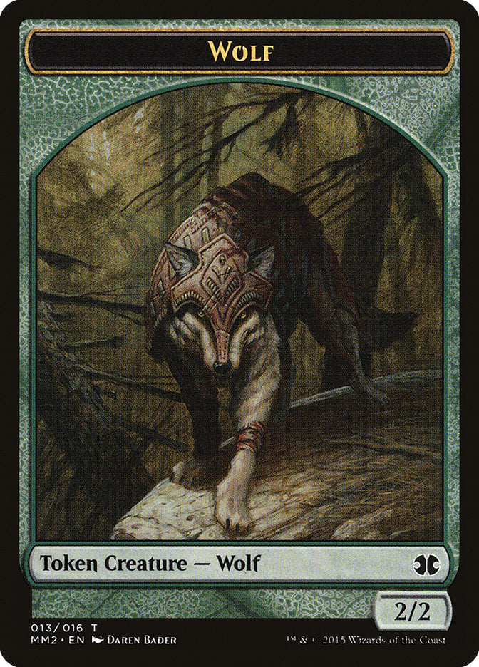 Wolf Token [Modern Masters 2015 Tokens] | Card Merchant Takapuna