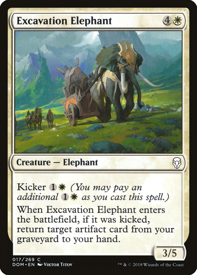 Excavation Elephant [Dominaria] | Card Merchant Takapuna