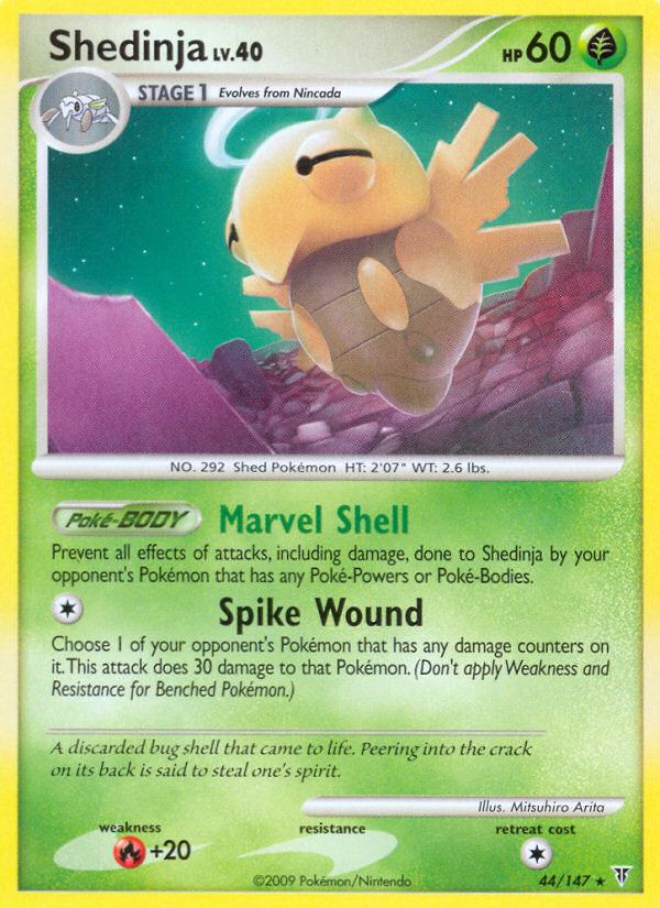 Shedinja (44/147) [Platinum: Supreme Victors] | Card Merchant Takapuna