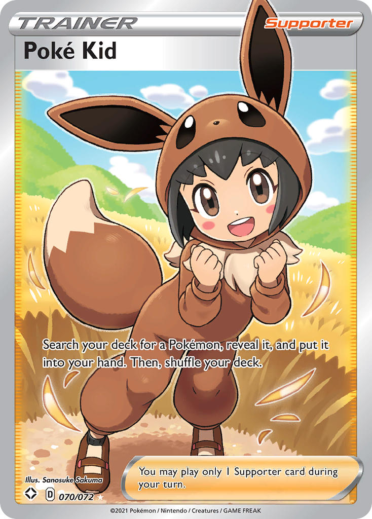 Poke Kid (070/072) [Sword & Shield: Shining Fates] | Card Merchant Takapuna