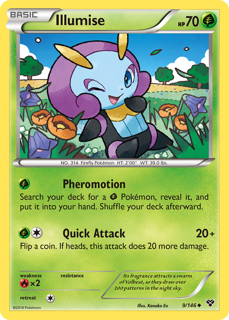 Illumise (9/146) [XY: Base Set] | Card Merchant Takapuna