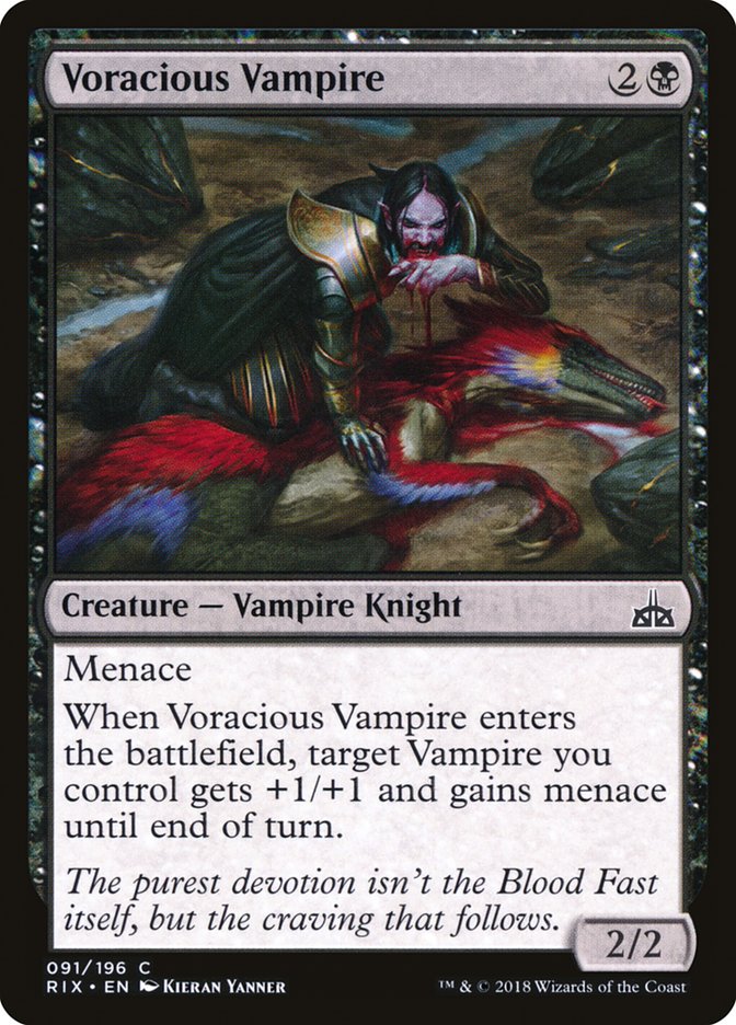 Voracious Vampire [Rivals of Ixalan] | Card Merchant Takapuna