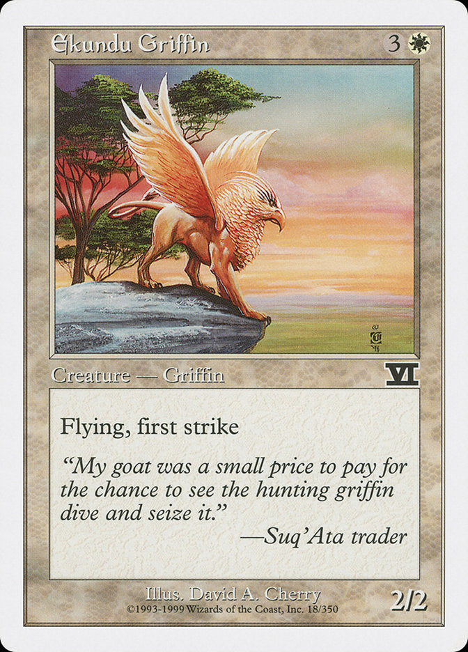 Ekundu Griffin [Classic Sixth Edition] | Card Merchant Takapuna