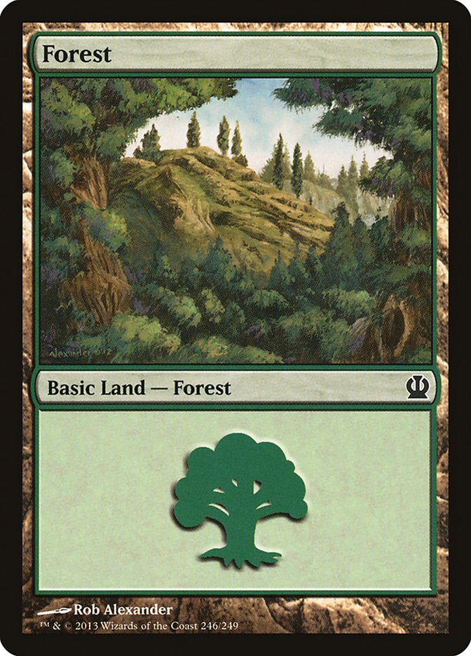 Forest (246) [Theros] | Card Merchant Takapuna