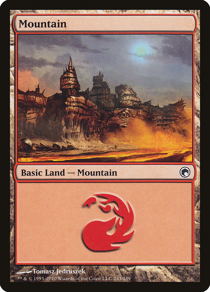 Mountain (243) [Scars of Mirrodin] | Card Merchant Takapuna