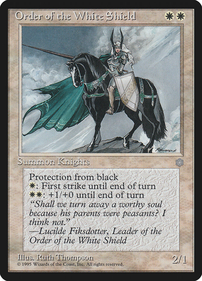 Order of the White Shield [Ice Age] | Card Merchant Takapuna