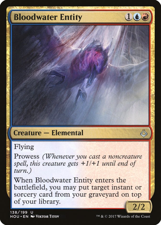 Bloodwater Entity [Hour of Devastation] | Card Merchant Takapuna