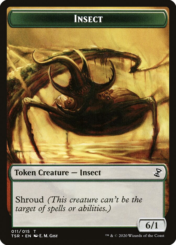 Insect Token [Time Spiral Remastered Tokens] | Card Merchant Takapuna