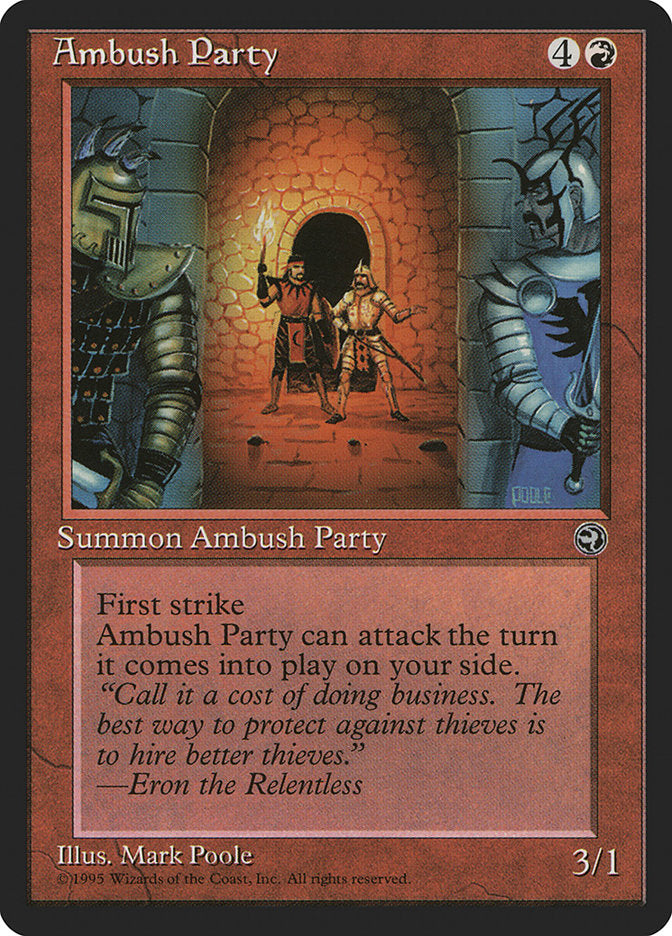 Ambush Party (Eron Flavor Text) [Homelands] | Card Merchant Takapuna