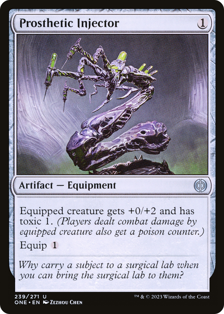 Prosthetic Injector [Phyrexia: All Will Be One] | Card Merchant Takapuna