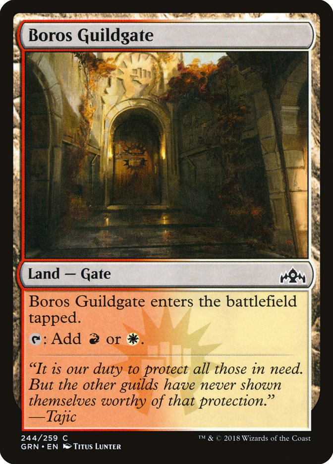 Boros Guildgate (244/259) [Guilds of Ravnica] | Card Merchant Takapuna