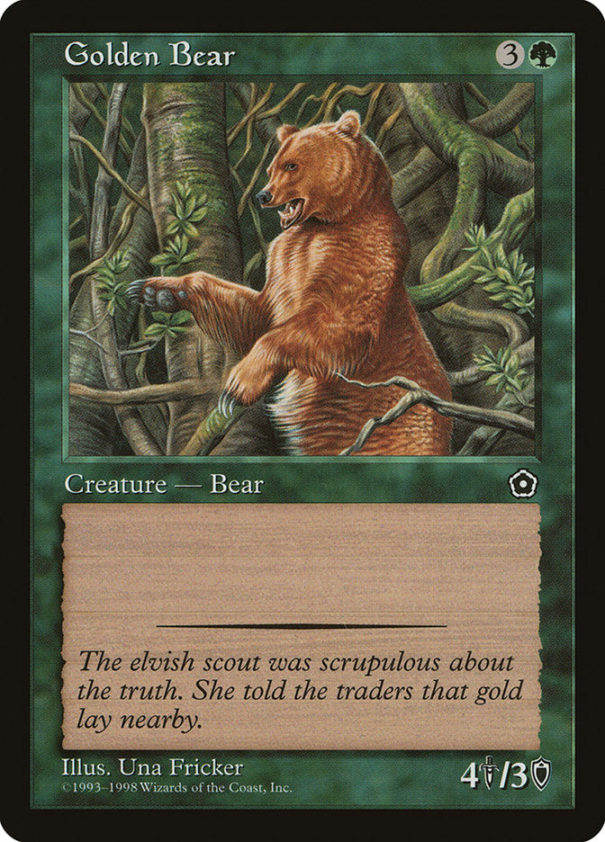 Golden Bear [Portal Second Age] | Card Merchant Takapuna