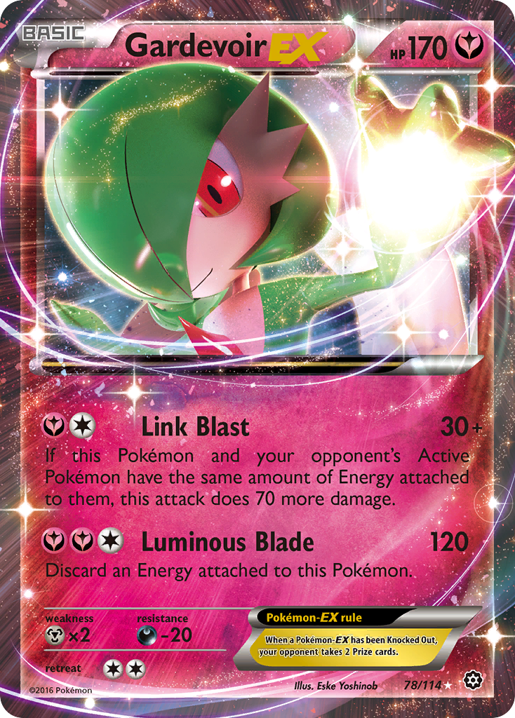 Gardevoir EX (78/114) [XY: Steam Siege] | Card Merchant Takapuna