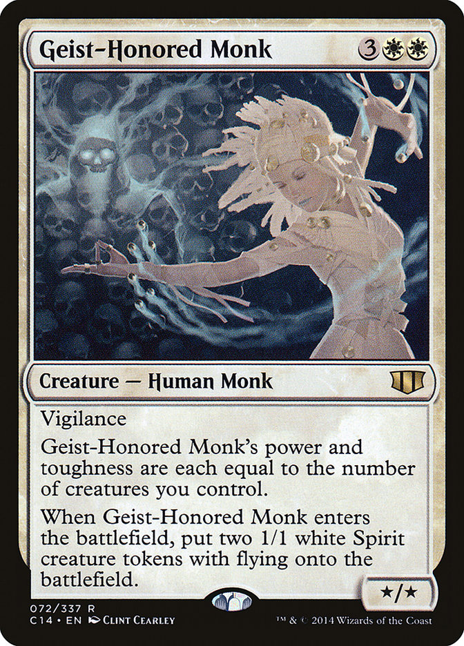 Geist-Honored Monk [Commander 2014] | Card Merchant Takapuna